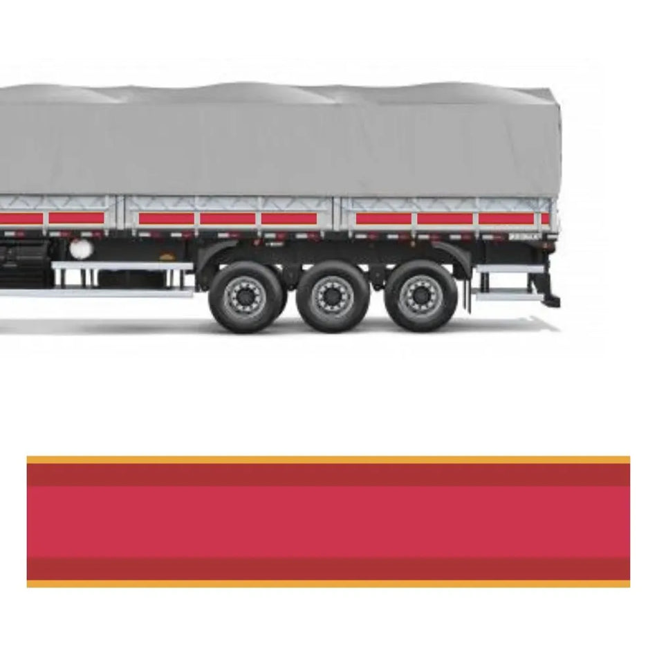Faixa Adesiva Carreta Mercedes 1625/1630 - 27 Peças