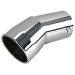 Ponteira Cromada Curva Redonda Caminhão 2" a 5"