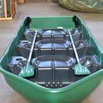 Barco Plástico 3 Lugares com 2 Remos - Suporta 240kg