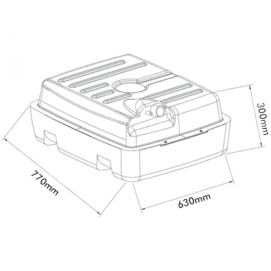 Kit Tanque Plástico Chevrolet A-10 C-10 D-10 D-20 1991-1996 90L