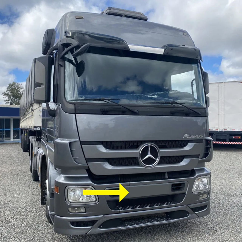 Centro Para-choque Mercedes Actros Fibra BL