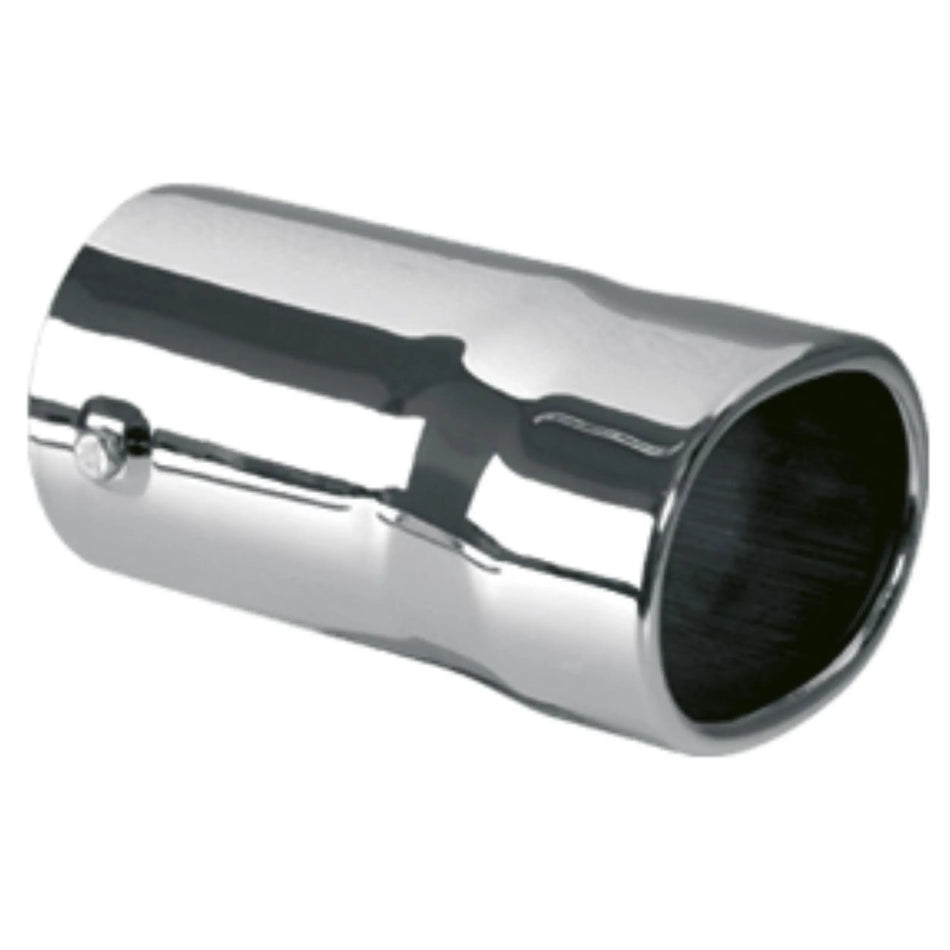 Ponteira Cromada Reta Oblonga 4" Caminhão Escapamento