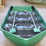 Barco Plástico 3 Lugares com 2 Remos - Suporta 240kg