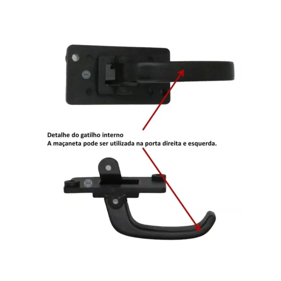 Maçaneta Interna Ford Cargo com Moldura Cepam