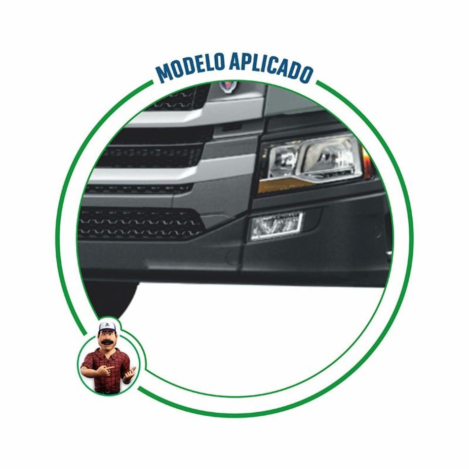 Tampa Para-choque Scania NTG 2019+ Central Baixo