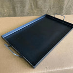 Chapa de Ferro para Fogareiro Caminhão com Alça 44x24cm