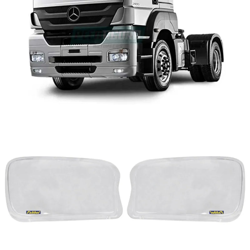 Capa Farol Acrílico Mercedes Axor Fixação Moldura