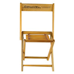 Cadeira Dobrável Madeira Eucalipto Mel Campagnaro 120kg
