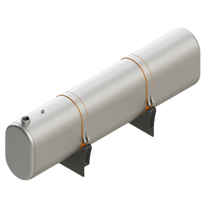 Tanque Auxiliar Inox Oval 250/300/355L Diesel Caminhão