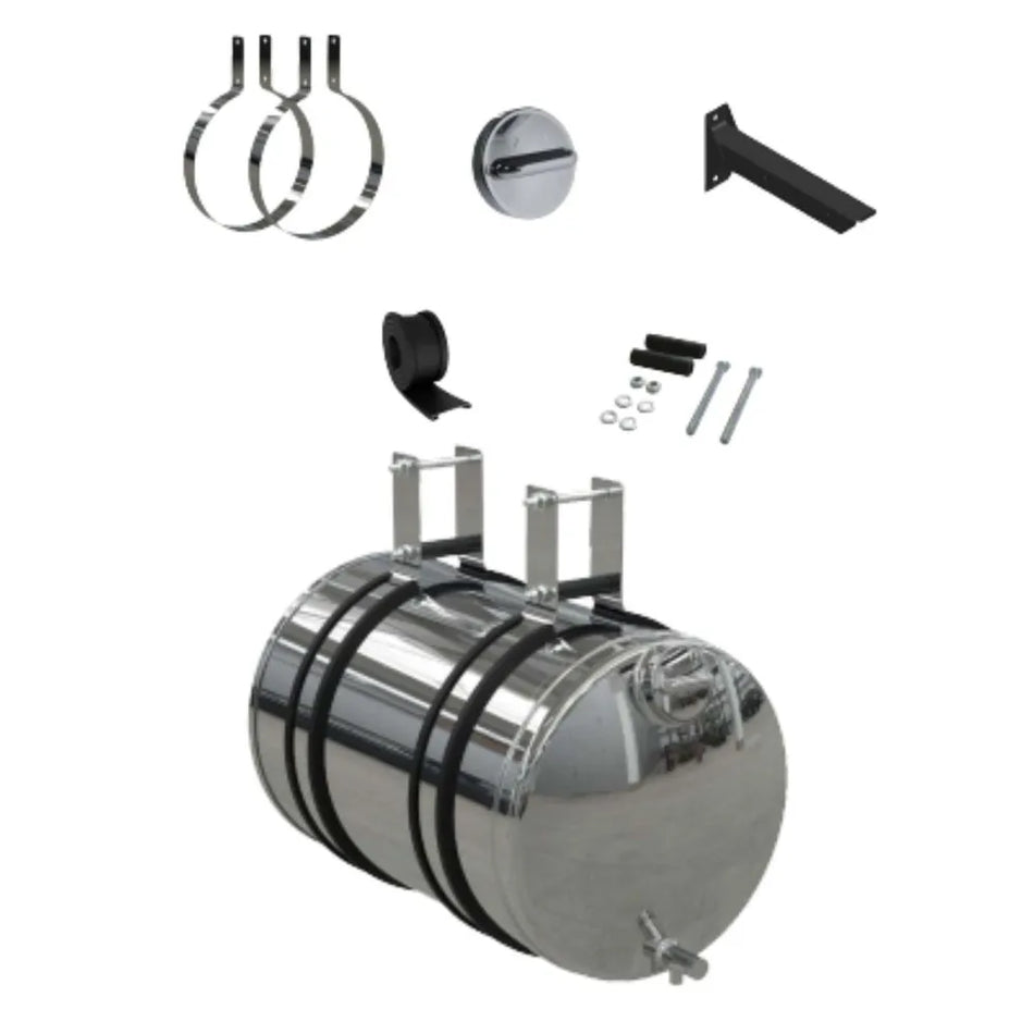 Barrica Água Inox 30L Carroceria Caminhão - Bepo