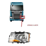 Lente Farol Scania NTG 2019+ Lado Esquerdo Original
