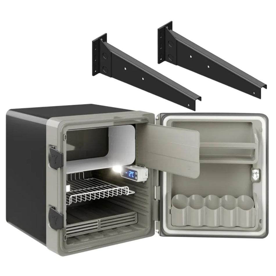 Geladeira Caminhão Resfriar 75L Digital 12v/24v + Suportes