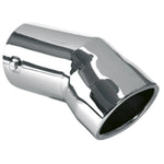 Ponteira Cromada Curva Oblonga 4" x 230mm Caminhão