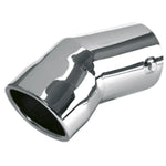 Ponteira Cromada Curva Oblonga 4" x 230mm Caminhão