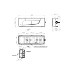 Lanterna Traseira LED Scania Série 5 Pradolux Bivolt