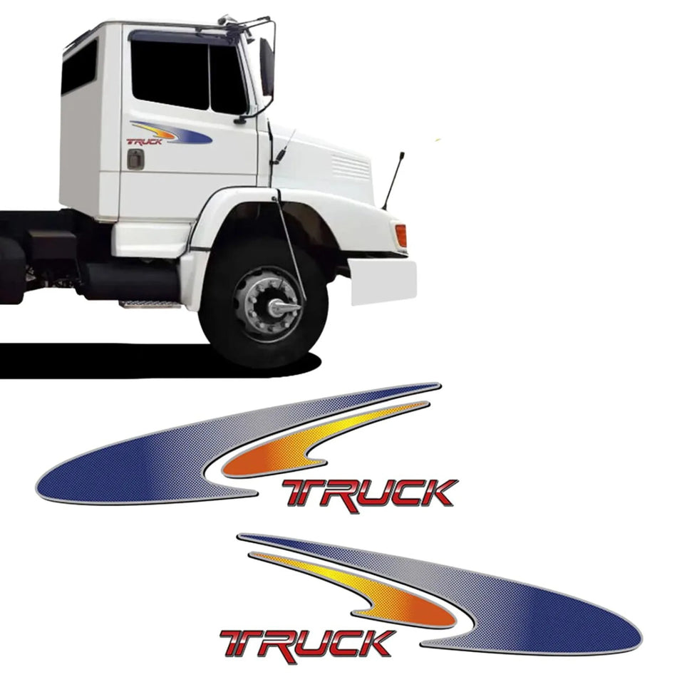 Faixa Lateral Adesiva Mercedes-Benz 1620 1621 2004