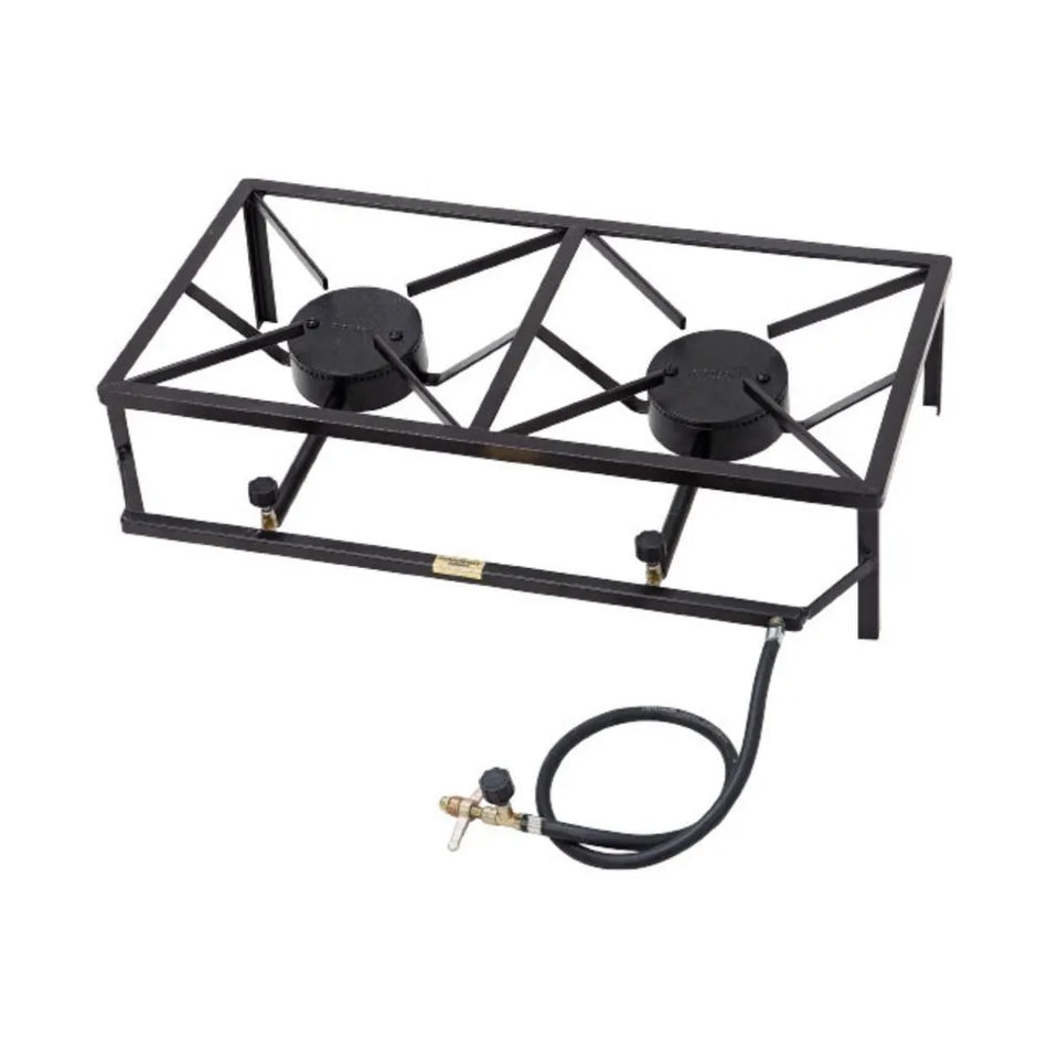 Fogareiro 2 Bocas Ferro Fundido Caminhão Camping