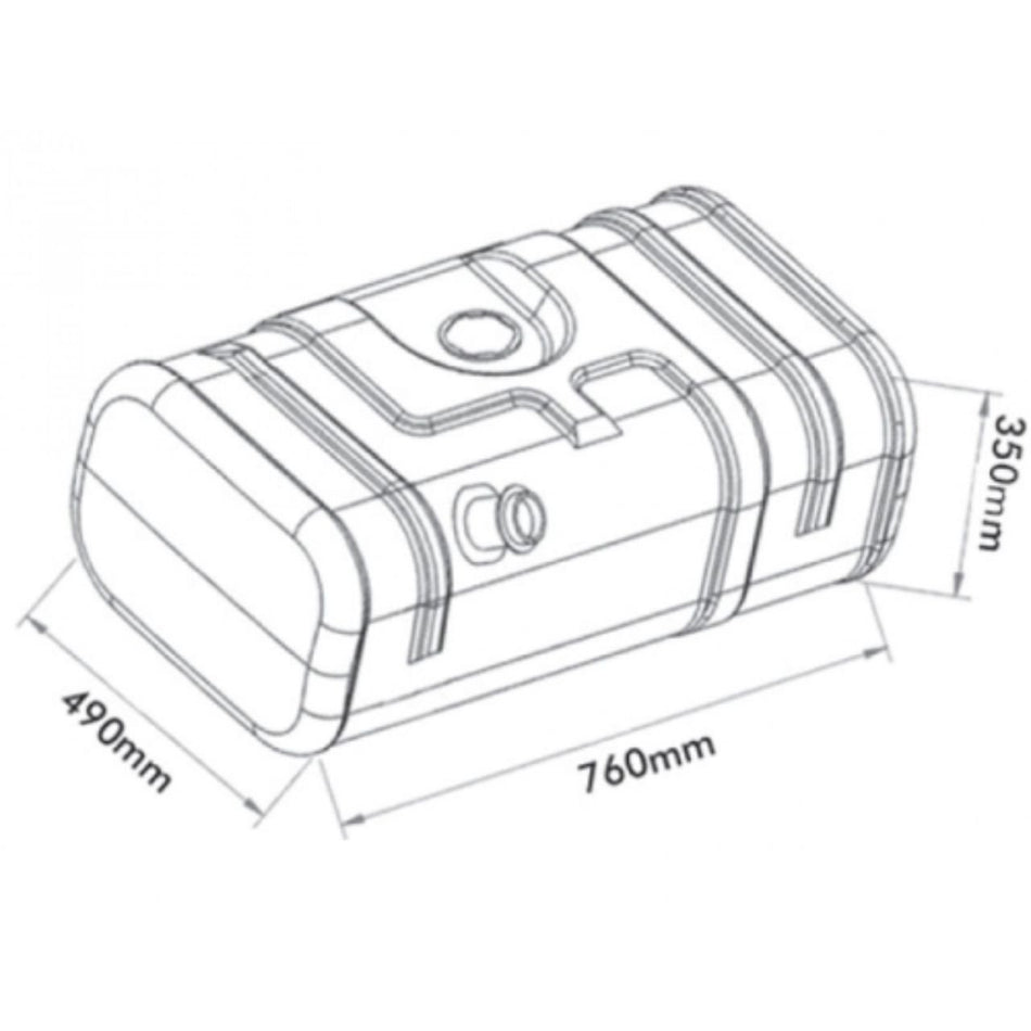 Kit Tanque 90L Iveco Daily 2.8 8V 1997-2007 Completo