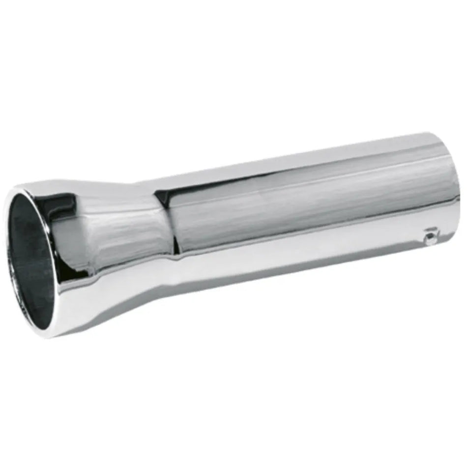 Ponteira Cromada Reta Longa 4" ou 4½" x 50cm Caminhão