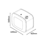 Tanque Combustível Alumínio Mercedes Axor 130L Esquerdo
