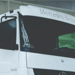 Adesivo Quebrasol Mercedes-Benz Prateado Tapa Sol