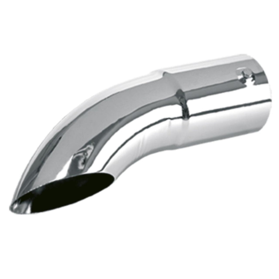 Ponteira Cromada Curva Escapamento Caminhão 2 a 5,5 Pol