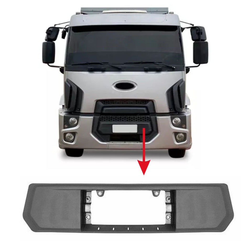 Acabamento Central Para-choque Ford Cargo 2012 BL Fibras