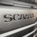 Emblema Plástico Scania Série 4 5 6 7 Com Adesivo