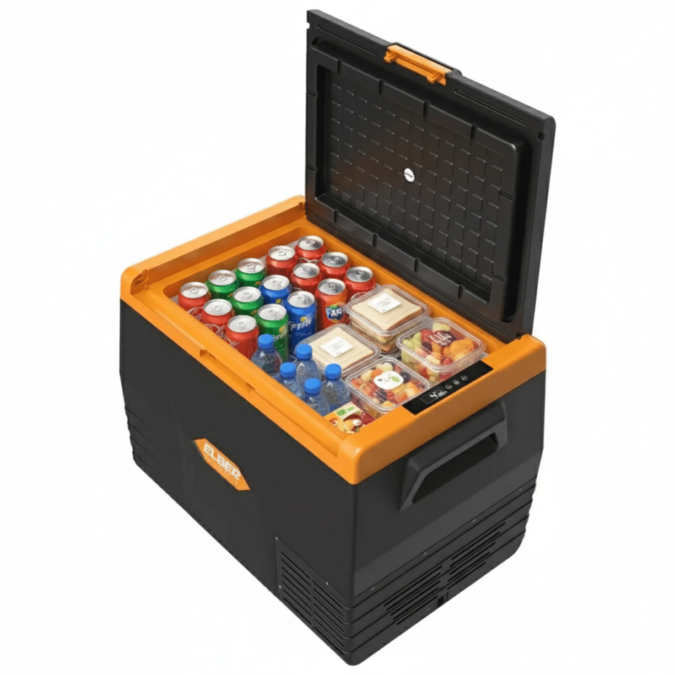 Geladeira 65L 12V 24V Caminhão Elber Black Frigobar