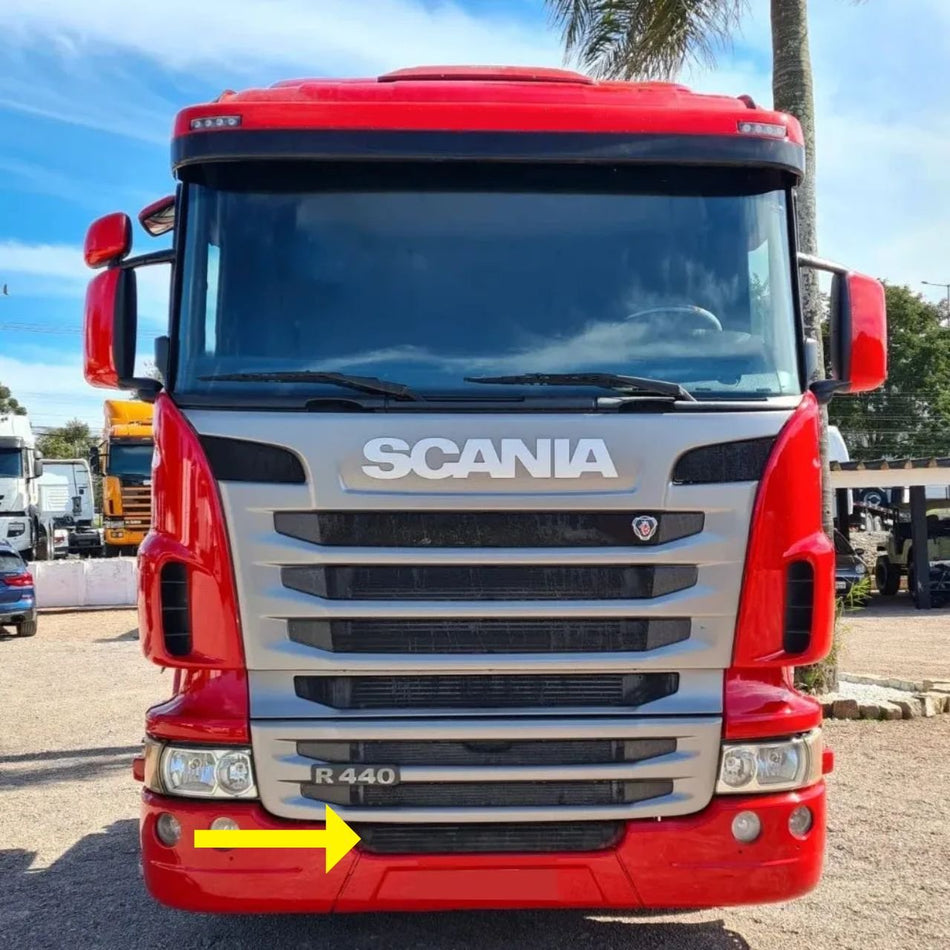 Tela Central Para-choque Scania Série 5 BL Fibra