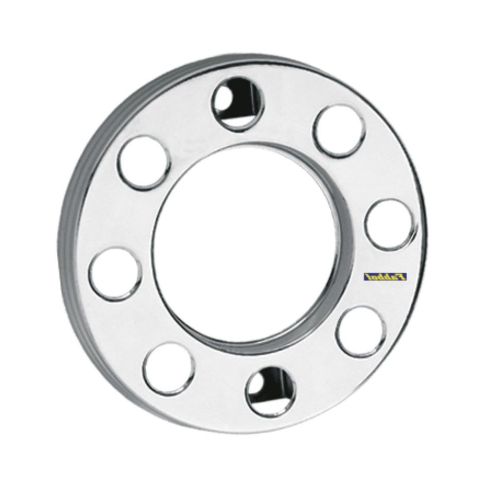 Calota Protetor Roda Traseira 8 Furos Cromada - Par