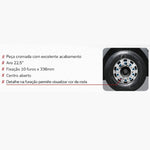 Calota Dianteira Americana Race Truck Ferro Aro 22,5 - Par