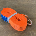 Cinta Amarração 3 Toneladas 9m Gancho J - Laranja