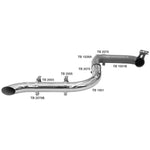 Escapamento Cromado Scania T R 114 124 4½" Até 2000 Direito