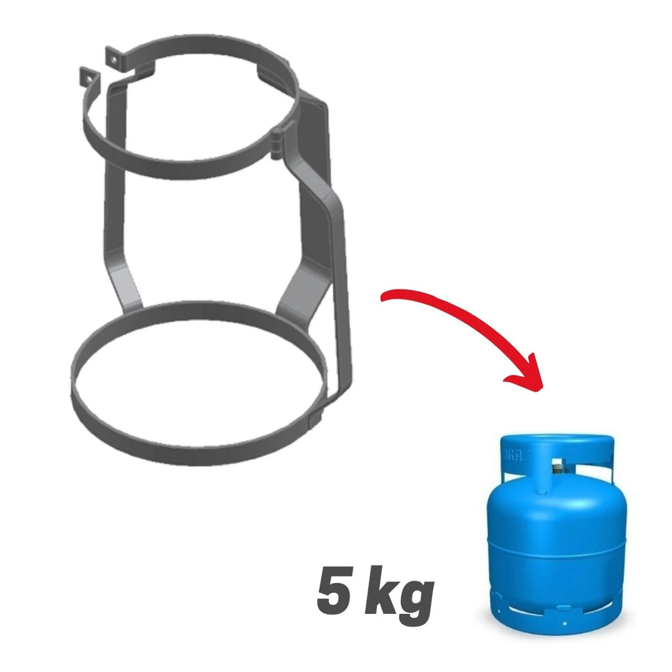 Suporte Bujão de Gás 5kg Caminhão Fixação Segura