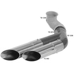 Kit Escapamento Duplo Ponteira Cromada Scania P G R 2012-2018