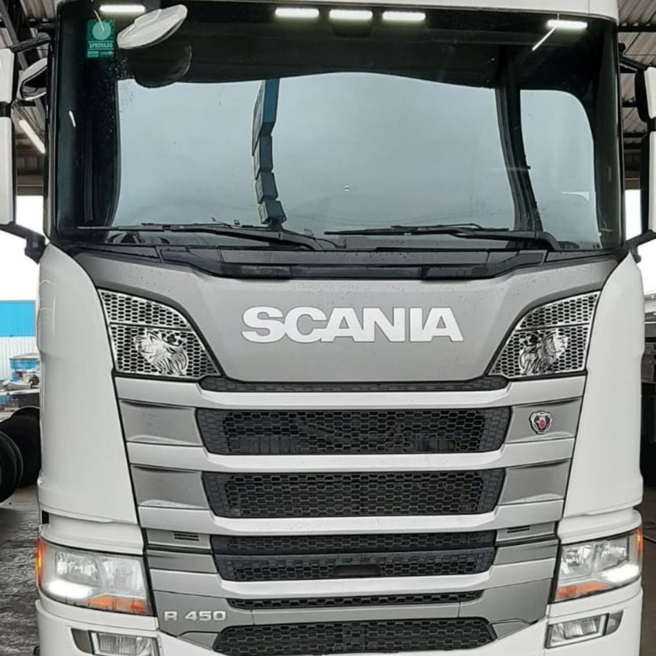 Acabamento Entrada de Ar Inox Scania NTG 2019-2020