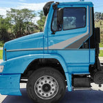 Estribo Lateral Mercedes-Benz 1620 Tipo Escada Alumínio Kit 2pç