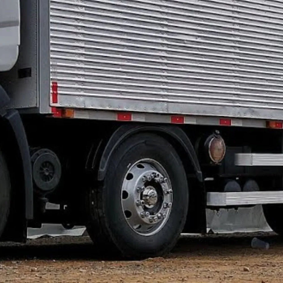 Tampa Cubo Ford Cargo 4º Eixo Bitruck Cromada ABS