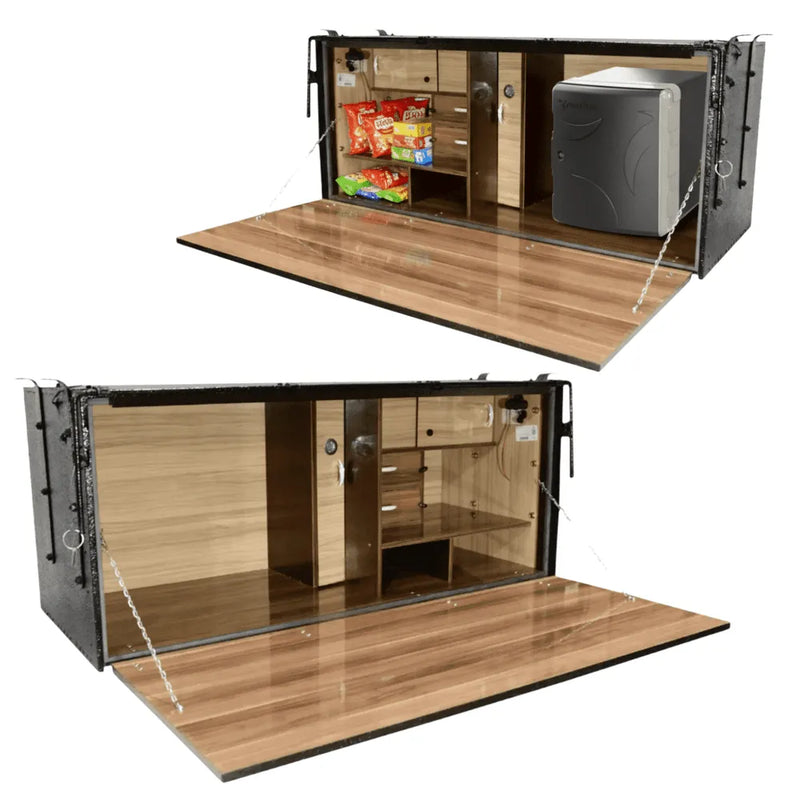 Caixa Geladeira 2 Andares 1,55m 94L PC Cozinhas Caminhão