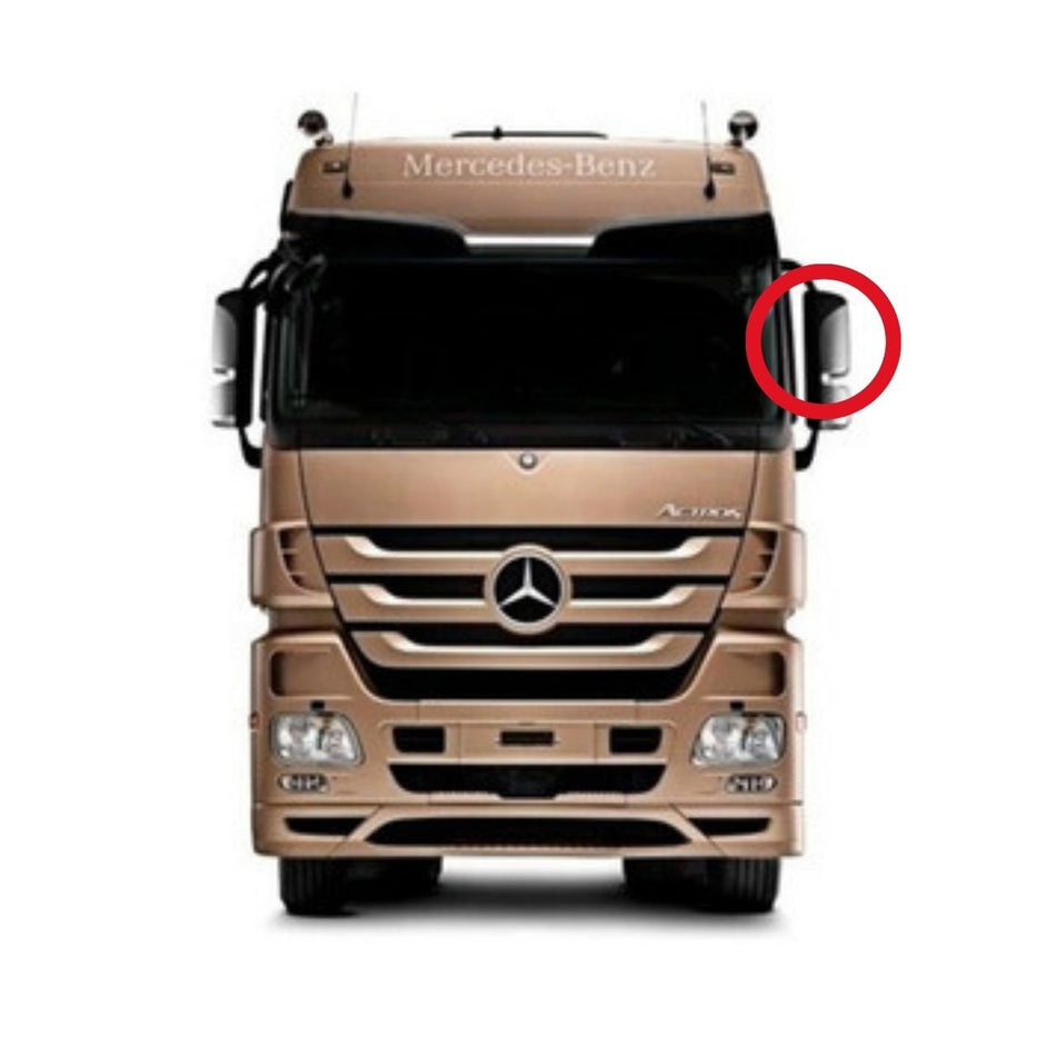 Vidro Espelho Retrovisor Mercedes Actros 2008-2020 Convexo