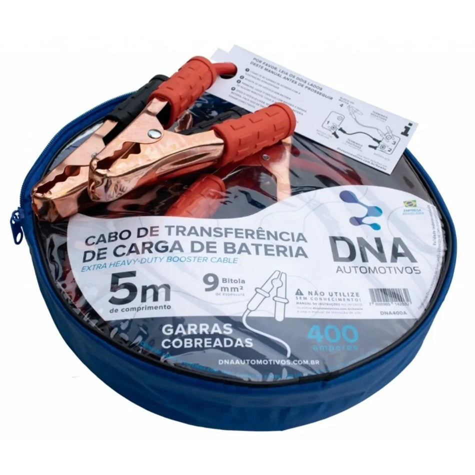 Cabo Ponte 400A 5m Transferência Carga Caminhão