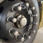 Capa Porca Roda Belga Cromada 24-33mm Kit 10un Caminhão