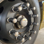 Capa de Porca Roda Belga Cromada 24-33mm - 10 Unidades