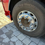 Calota Dianteira Race Truck Cromada Aro 22,5 - Par