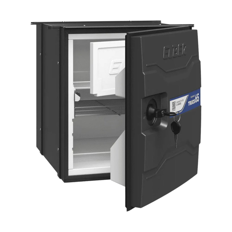 Geladeira Caminhão Externa 65L 12v 24v Elber Branca