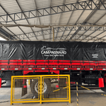 Lona Vinil Impermeável Caminhão 8x4m com Argolas Galvanizadas
