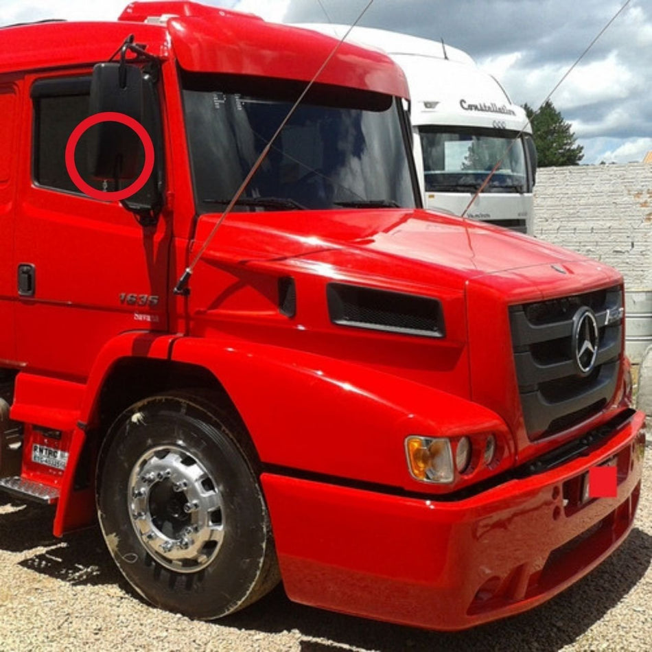 Vidro Espelho Retrovisor Mercedes LS Atron Menor Convexo