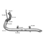 Escapamento Cromado Scania 2013-2017 Euro 5 Lado Esquerdo