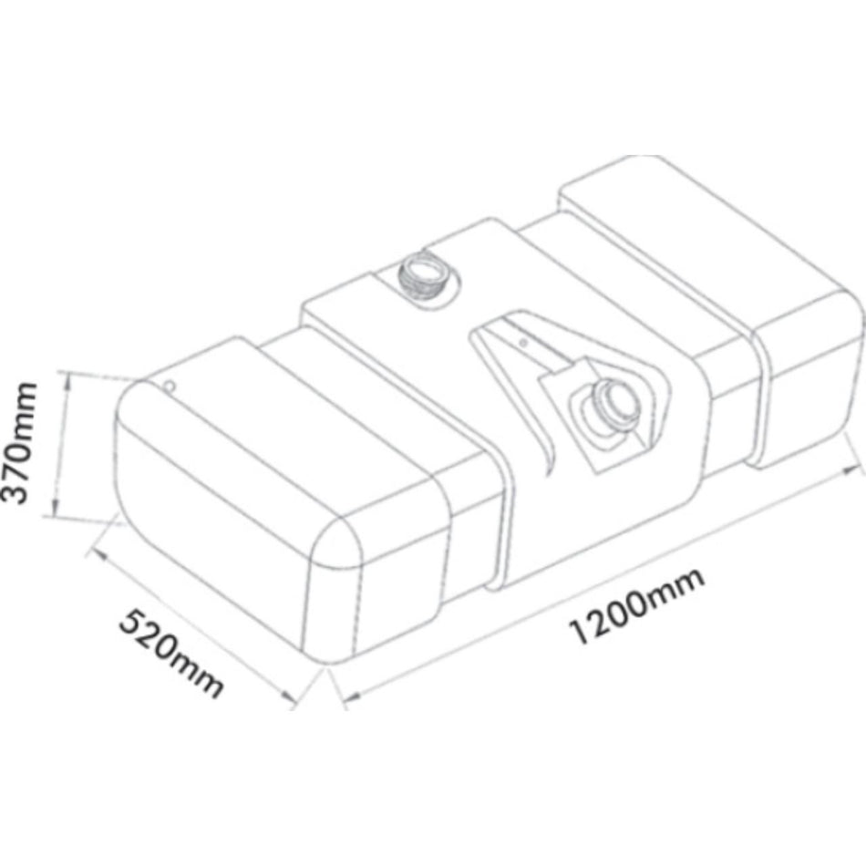 Kit Tanque Combustível 150L Mercedes Accelo 709 710 912 914 Agrale